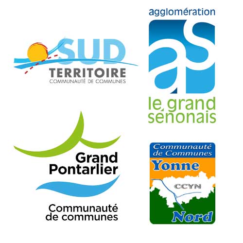 Adhésions : CC du Grand Pontarlier - CC Yonne Nord - CA du Grand Sénonais - CC du Sud Territoire 