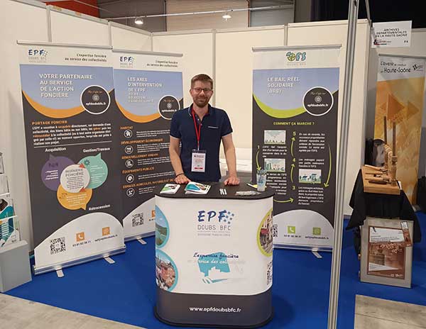 L’EPF présent au Salon des Maires et des Élus de la Haute-Saône le 26 juin à Vesoul